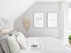Projekt sypialni z nadzorem - zdjęcie od 464 Studio Beata Stańkowska