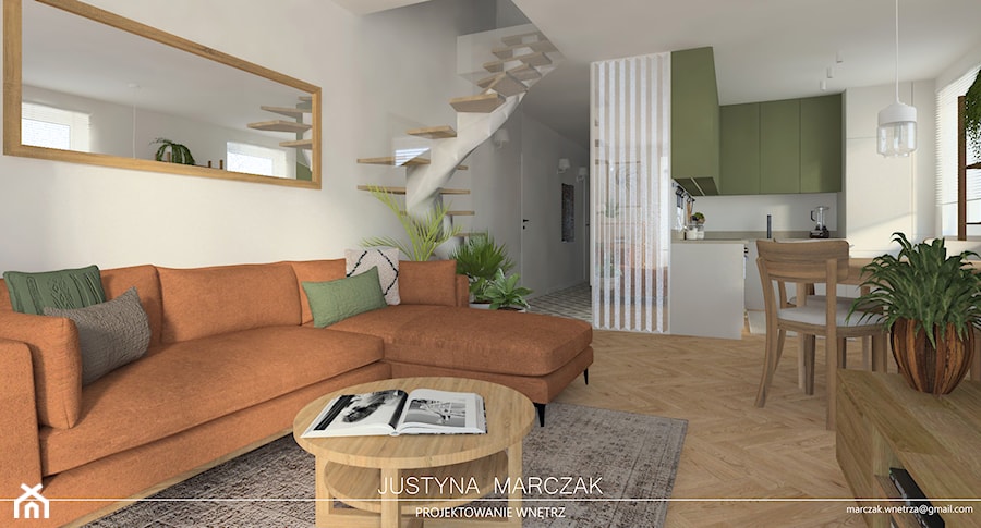 Mieszkanie w Olsztynie - 51m2 - zdjęcie od Justyna Marczak Projektowanie Wnętrz