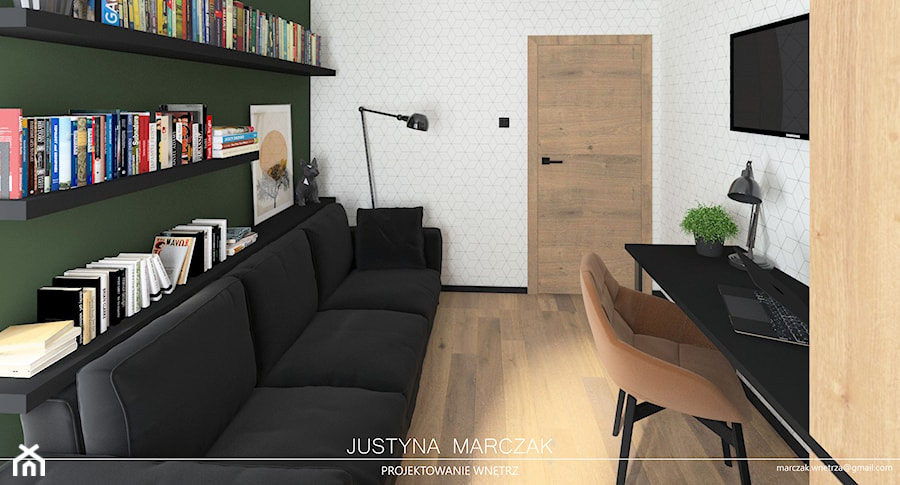 Mieszkanie w Warszawie - 58m2 - zdjęcie od Justyna Marczak Projektowanie Wnętrz