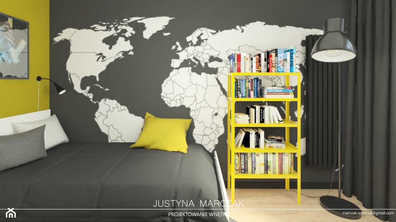 Pokój nastolatka - zdjęcie od Justyna Marczak Projektowanie Wnętrz - Homebook