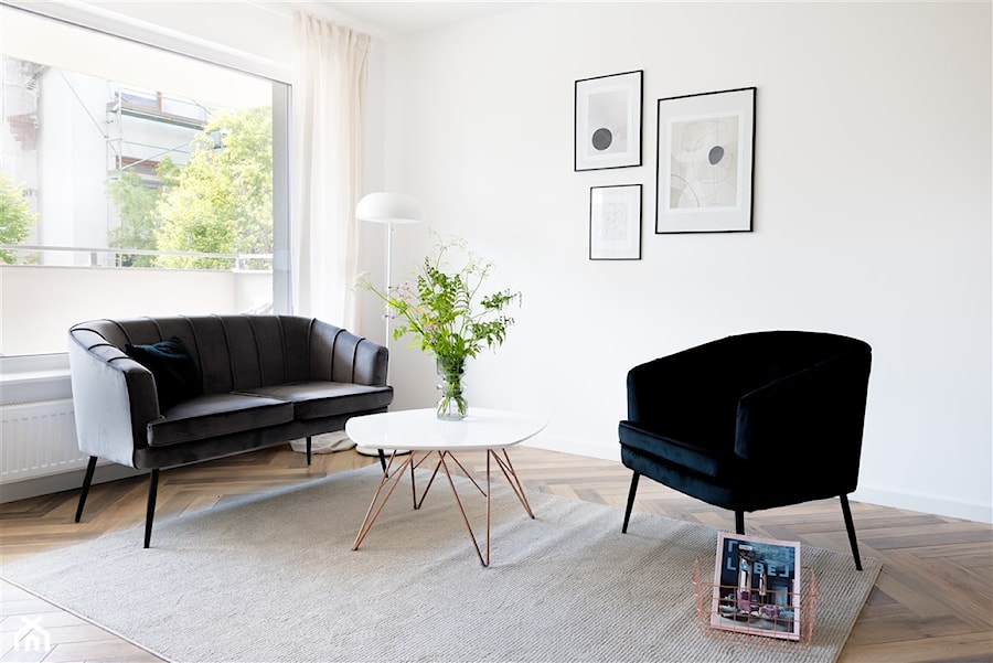 Nowoczesny apartament - Salon, styl nowoczesny - zdjęcie od Sandra Jagielska Studio Architektury