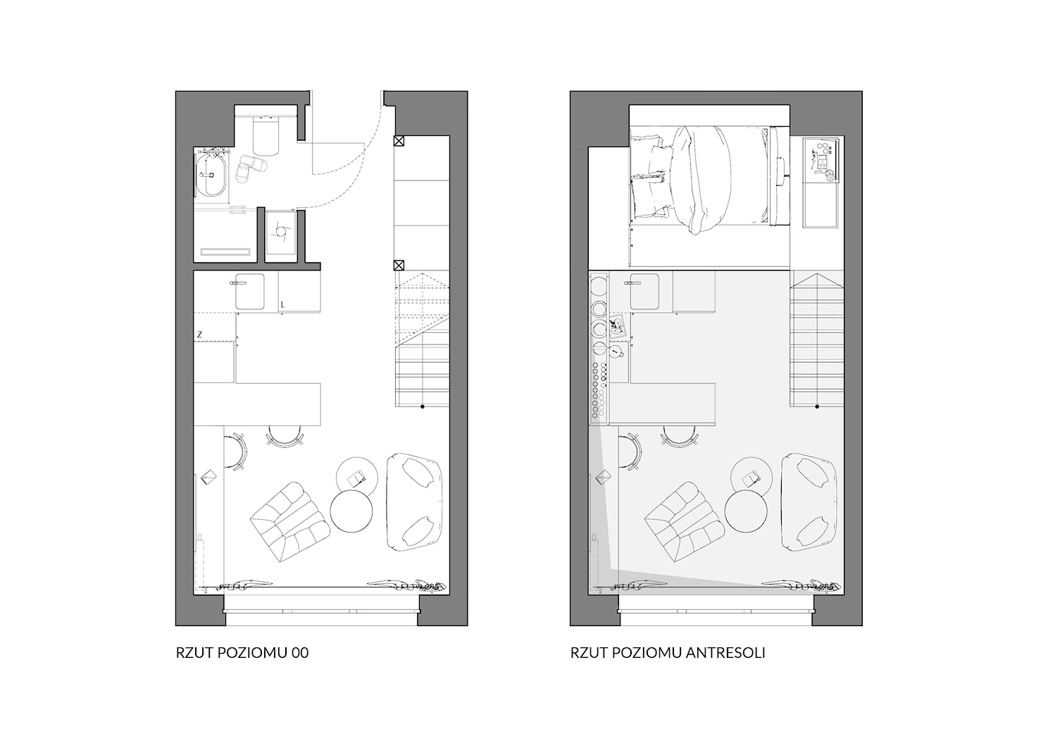 Apartament eklektyczny MINIMAXY - Salon, styl nowoczesny - zdjęcie od M2 Architektura Marta Szolczewska - Homebook