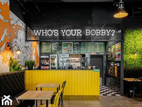 Aranżacje wnętrz - Wnętrza publiczne: Restauracja Bobby Burger m² - Fuga Architektura Wnętrz. Przeglądaj, dodawaj i zapisuj najlepsze zdjęcia, pomysły i inspiracje designerskie. W bazie mamy już prawie milion fotografii!