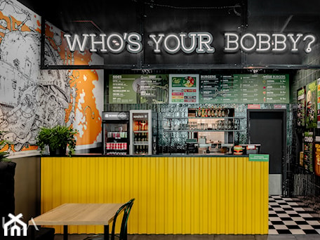 Aranżacje wnętrz - Wnętrza publiczne: Restauracja Bobby Burger m² - Fuga Architektura Wnętrz. Przeglądaj, dodawaj i zapisuj najlepsze zdjęcia, pomysły i inspiracje designerskie. W bazie mamy już prawie milion fotografii!