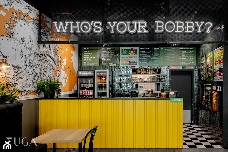 Restauracja Bobby Burger m² - zdjęcie od Fuga Architektura Wnętrz