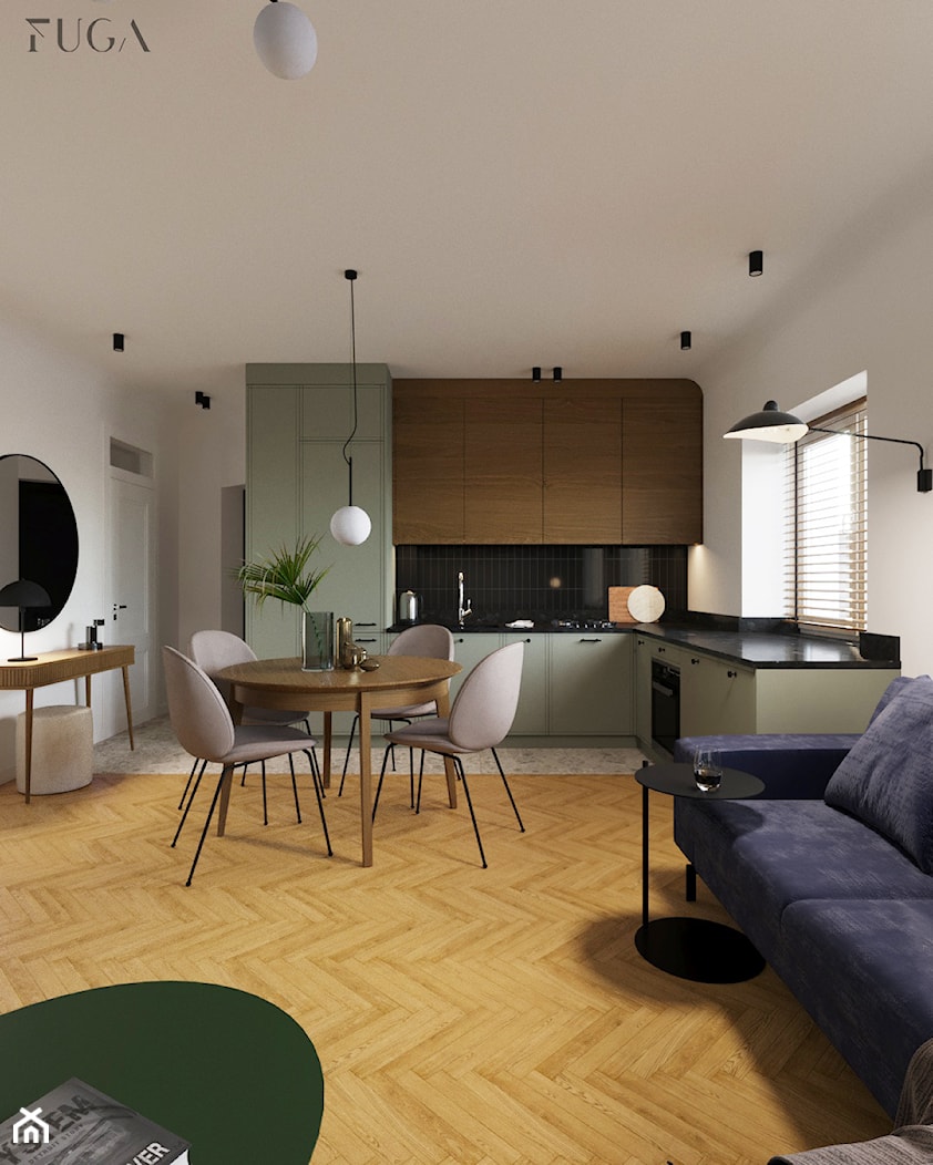 Mieszkanie 55 m² - zdjęcie od Fuga Architektura Wnętrz - Homebook