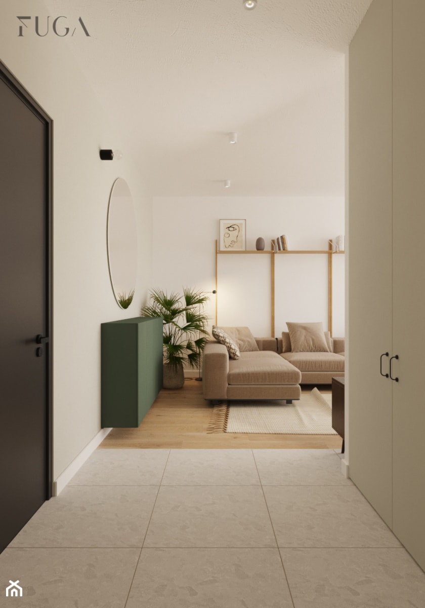 Mieszkanie 50 m² - zdjęcie od Fuga Architektura Wnętrz