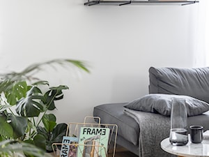 Mieszkanie 60 m² na Mokotowie - Salon, styl minimalistyczny - zdjęcie od Fuga Architektura Wnętrz