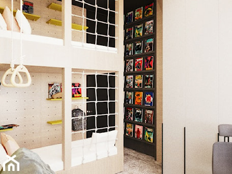 Aranżacje wnętrz - Pokój dziecka: Apartament z tarasem 120 m² - Fuga Architektura Wnętrz. Przeglądaj, dodawaj i zapisuj najlepsze zdjęcia, pomysły i inspiracje designerskie. W bazie mamy już prawie milion fotografii!