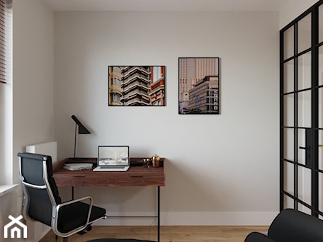 Aranżacje wnętrz - Biuro: Apartament 115 m² - Fuga Architektura Wnętrz. Przeglądaj, dodawaj i zapisuj najlepsze zdjęcia, pomysły i inspiracje designerskie. W bazie mamy już prawie milion fotografii!