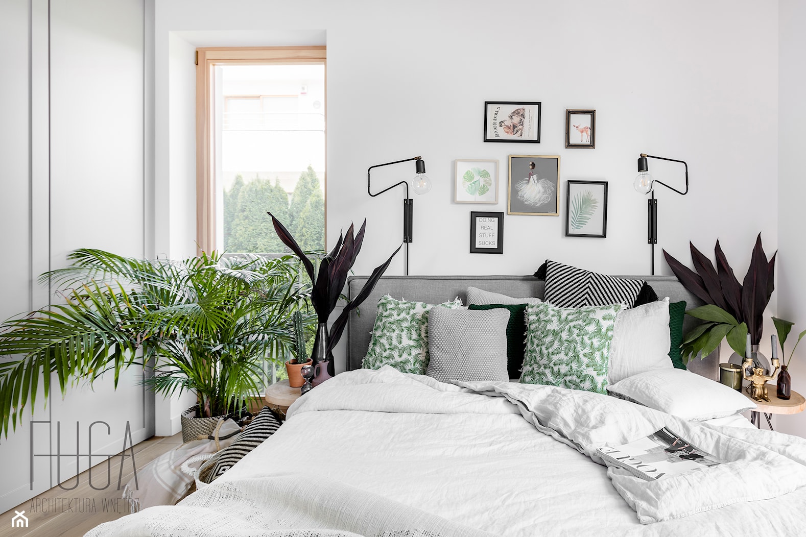 Apartament 80 m² - Sypialnia, styl minimalistyczny - zdjęcie od Fuga Architektura Wnętrz - Homebook