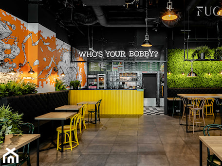 Aranżacje wnętrz - Wnętrza publiczne: Restauracja Bobby Burger m² - Fuga Architektura Wnętrz. Przeglądaj, dodawaj i zapisuj najlepsze zdjęcia, pomysły i inspiracje designerskie. W bazie mamy już prawie milion fotografii!