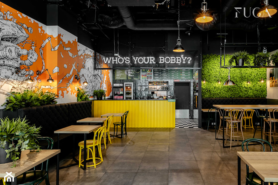 Restauracja Bobby Burger m² - zdjęcie od Fuga Architektura Wnętrz