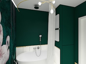 Modern glam - Mała bez okna łazienka - zdjęcie od Studio VANKKA.design