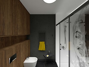 Łazienka w stylu industrialnym - Średnia bez okna łazienka, styl industrialny - zdjęcie od Studio VANKKA.design