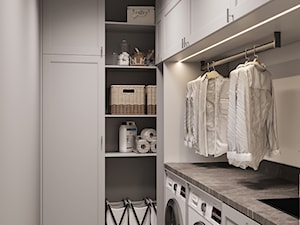Pomieszczenie pralni wraz z przechowywaniem - zdjęcie od Elegance of Tailors