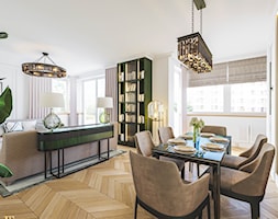 Mieszkanie na Żoliborzu 115m2 - Salon, styl glamour - zdjęcie od Elegance of Tailors - Homebook
