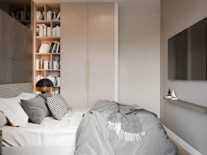 Sypialnia w odcieniach beżu - zdjęcie od Elegance of Tailors