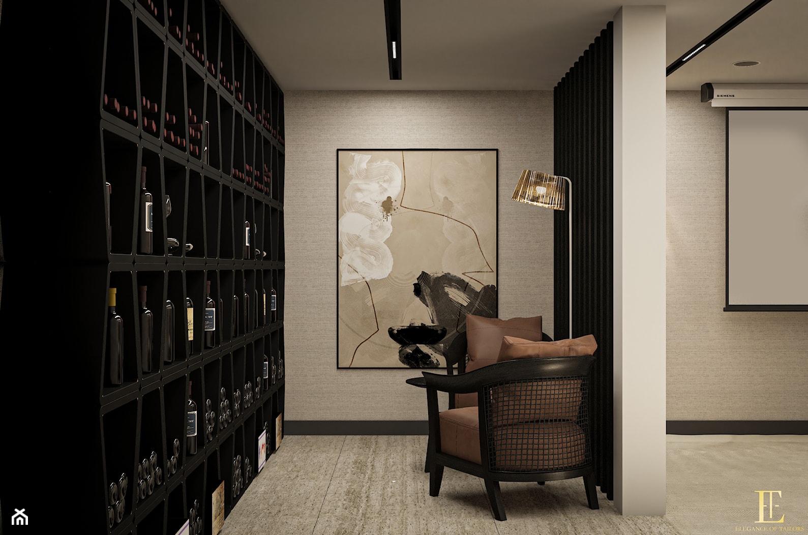 Winiarnia w piwnicy domu - zdjęcie od Elegance of Tailors - Homebook