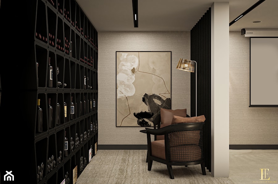 Winiarnia w piwnicy domu - zdjęcie od Elegance of Tailors
