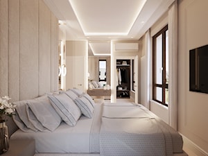 Mieszkanie na Mokotowie 115m2 - Sypialnia, styl tradycyjny - zdjęcie od Elegance of Tailors