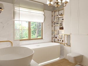 Wnętrza - Średnia łazienka z oknem - zdjęcie od Marquardt Design