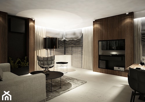 projekt mieszkania K - Salon, styl tradycyjny - zdjęcie od Otwarte Studio Sztuka