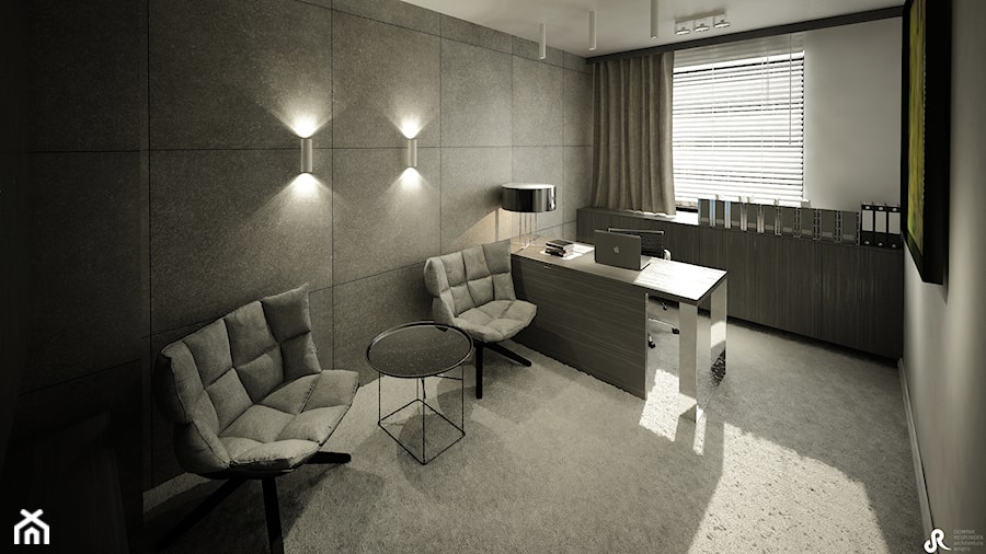 projekt wnetrza kancelarii - Wnętrza publiczne, styl nowoczesny - zdjęcie od Otwarte Studio Sztuka