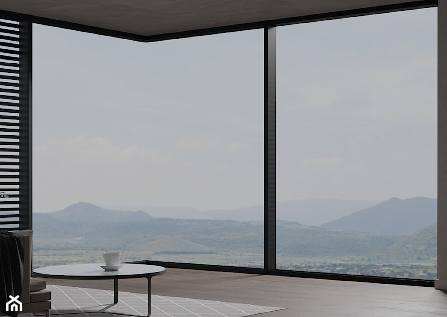 Przestronny salon z widokiem na góry - zdjęcie od Sabaj System