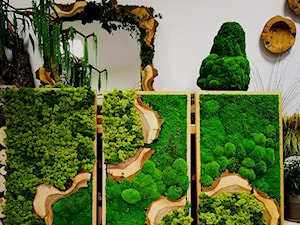 Zielony obraz " Mandale" - zdjęcie od Atelier mchu