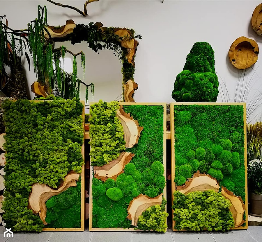 Zielony obraz " Mandale" - zdjęcie od Atelier mchu