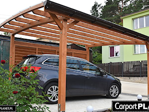 Wiata garażowa ze ścianami - zdjęcie od Carport Planet