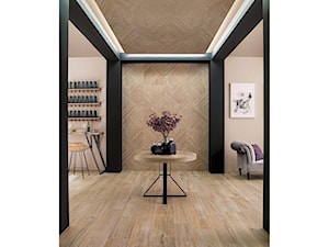 Salon w drewnie - Salon, styl nowoczesny - zdjęcie od Cerdesign.pl