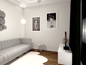 Apartament Warszawa Praga - Sypialnia, styl nowoczesny - zdjęcie od MarbleDesign