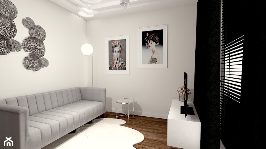 Apartament Warszawa Praga - Sypialnia, styl nowoczesny - zdjęcie od MarbleDesign