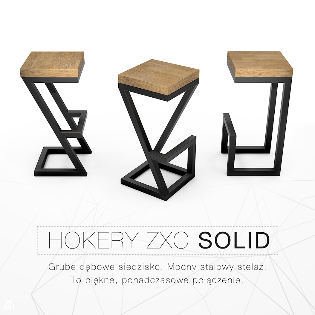 Hokery ZXC SOLID - zdjęcie od Loftove - Homebook