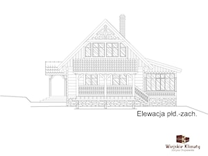 Projekt domu z bali drewnianych - zdjęcie od KLIMAT DREWNA