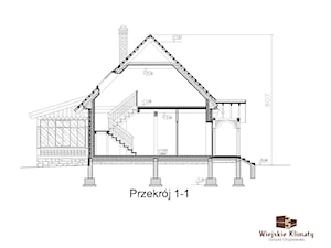 Projekt domu z bali drewnianych - zdjęcie od KLIMAT DREWNA