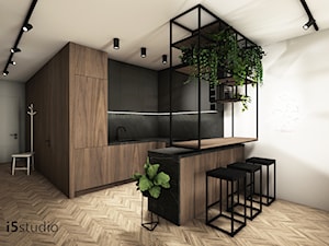 Projekt mieszkania 54m² - Kuchnia, styl industrialny - zdjęcie od i5studio