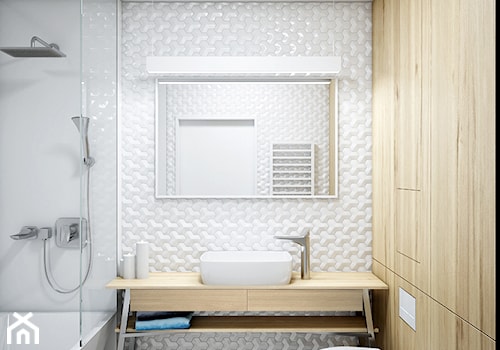 DMO - Średnia bez okna łazienka, styl nowoczesny - zdjęcie od Cutout Architects