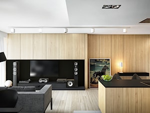 DMO - Średni salon z jadalnią, styl nowoczesny - zdjęcie od Cutout Architects