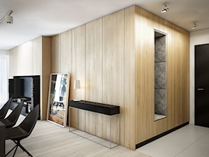 DMO - Średni biały hol / przedpokój, styl nowoczesny - zdjęcie od Cutout Architects
