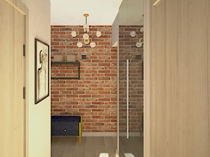Mieszkanie z cegłą - Hol / przedpokój, styl industrialny - zdjęcie od STYLOVE M2