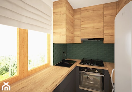Mieszkanie z cegłą - Kuchnia, styl industrialny - zdjęcie od STYLOVE M2