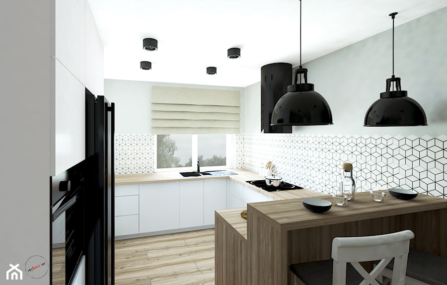Dom w Raczkach - Kuchnia, styl nowoczesny - zdjęcie od STYLOVE M2
