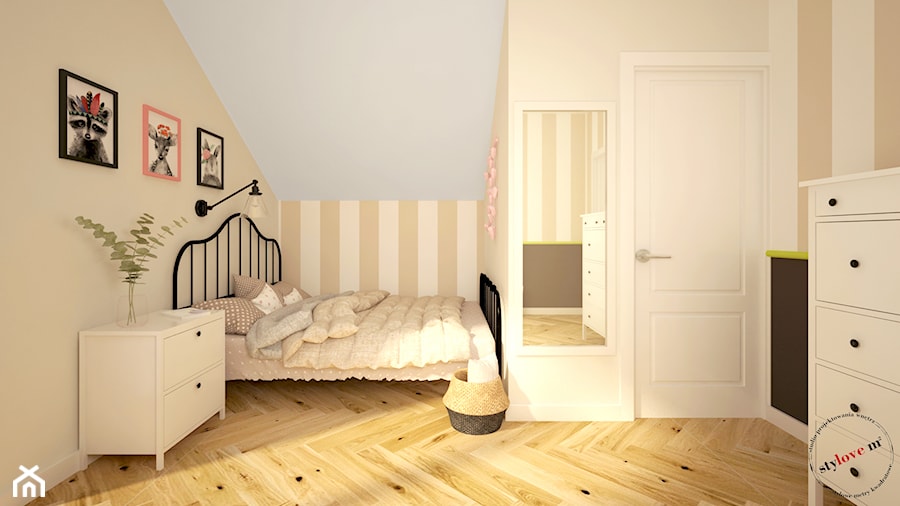 Dom w Olecku - Pokój dziecka, styl skandynawski - zdjęcie od STYLOVE M2