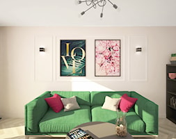 Mieszkanie z cegłą - Salon, styl industrialny - zdjęcie od STYLOVE M2 - Homebook
