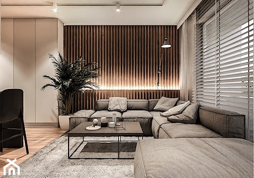 wood.lines° #wnętrza #interior #design #apartament #warszawa #2019 - zdjęcie od Nahajowski Nieruchomości + Design