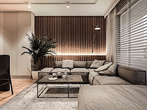 wood.lines° #wnętrza #interior #design #apartament #warszawa #2019 - zdjęcie od Nahajowski Nieruchomości + Design