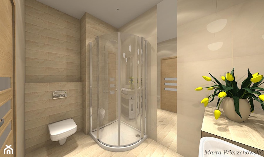 Łazienka, styl minimalistyczny - zdjęcie od BATHROOM DESIGN 3D, PROJEKTY ŁAZIENKEK, PROJEKTOWANIE WNĘTRZ